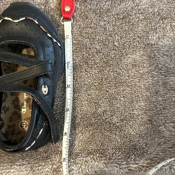 Champion Black Kids Dress Shoes with Leopard Print - Picture 5 of 5